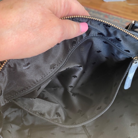 BRAND NEW - Never Used Kate Space Black Satchel - Picture 9 of 13